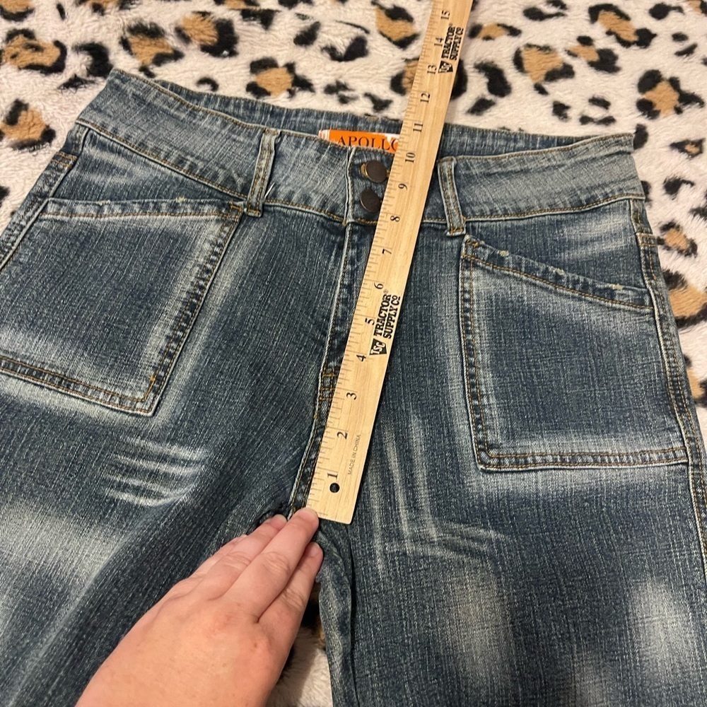Apollo jeans vintage 90s Y2K faded pattern jeans - Picture 9 of 9